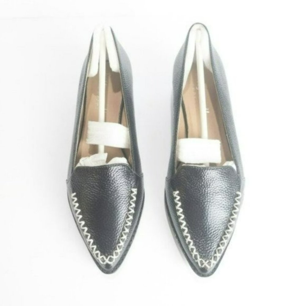 Bettye Muller Pointed-toe Wedge Loafer -7 - Picture 10 of 11